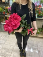 Монобукет из роз (Розовый) 0