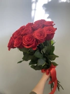 Розы красные 13 штук 0