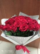 Роза красная 70 см 21 штука 0