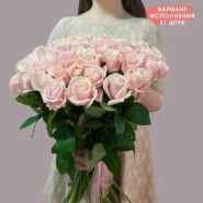 Роза нежно-розовая 60 см 31 штука 0
