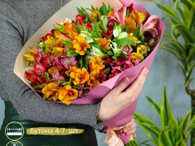 Букет Альстромерия микс 25 шт